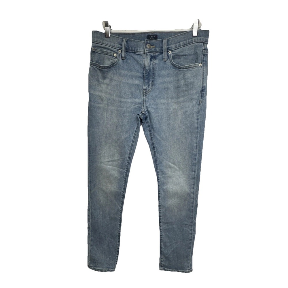 J Crew Selvedge Jeans Mens 30/30‎ Blue Acid Wash Classic Slim Kaihara Denim